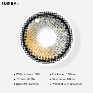 Best COLORED CONTACTS - LUMEYE Psycho Black Colored Contact Lenses - LUMEYE