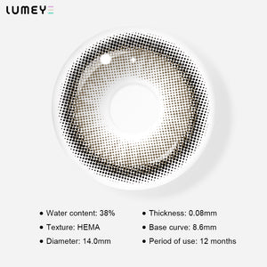 Best COLORED CONTACTS - LUMEYE Salvia Gray Colored Contact Lenses - LUMEYE