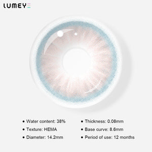 Best COLORED CONTACTS - LUMEYE Litchi Pink Colored Contact Lenses - LUMEYE