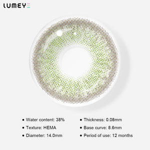Best COLORED CONTACTS - LUMEYE Kitten Green Colored Contact Lenses - LUMEYE
