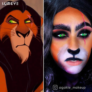 Best COLORED CONTACTS - LUMEYE Hulk Green Colored Contact Lenses - LUMEYE