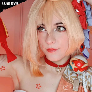 Best COLORED CONTACTS - LUMEYE Candy Peanut Butter Brown Colored Contact Lenses - LUMEYE