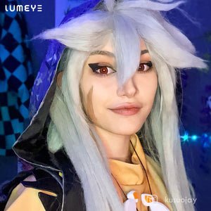 Best COLORED CONTACTS - LUMEYE Candy Wine Red Colored Contact Lenses - LUMEYE