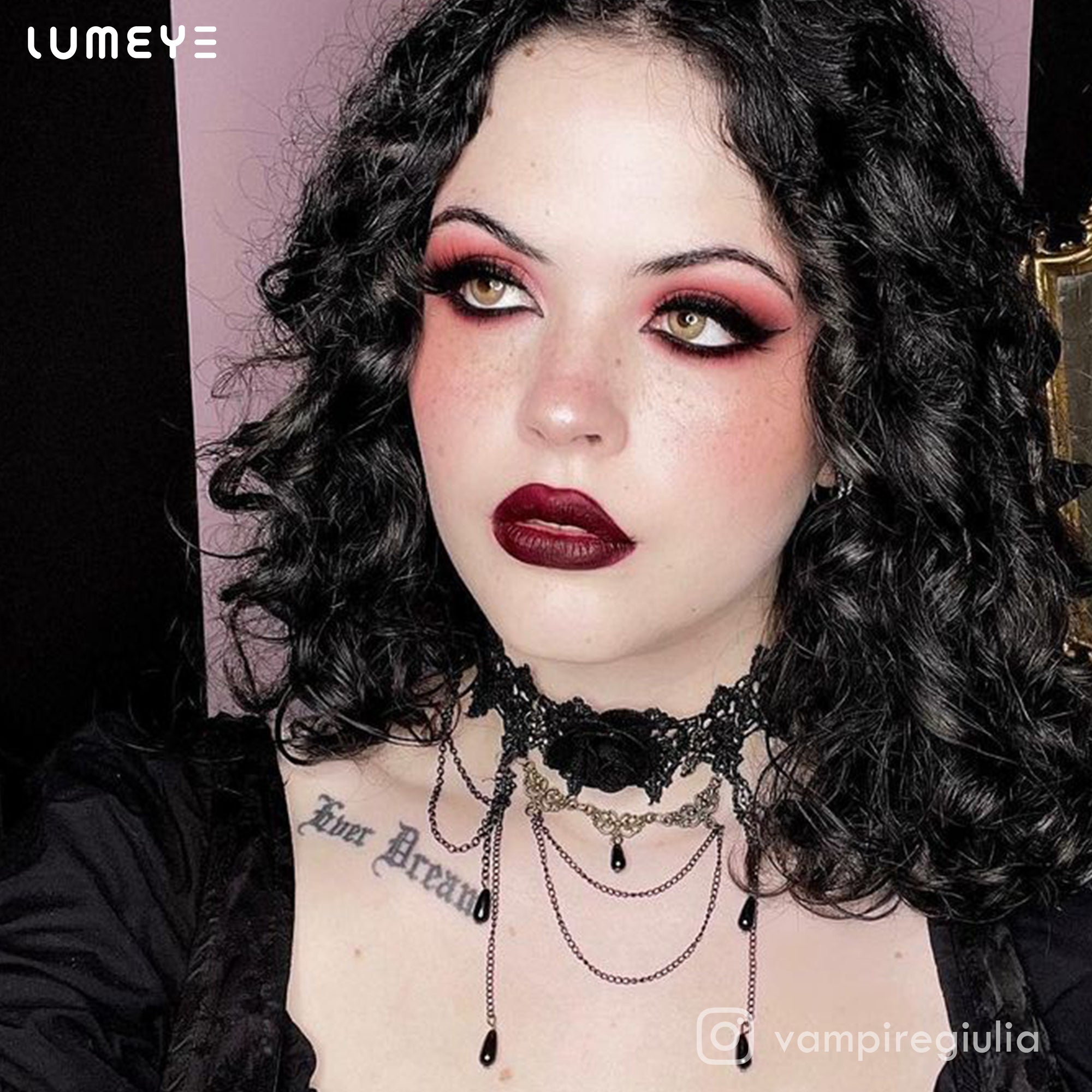 Best COLORED CONTACTS - LUMEYE Cappuccino Brown Colored Contact Lenses - LUMEYE