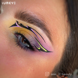 Best COLORED CONTACTS - LUMEYE Cheese Blue Colored Contact Lenses - LUMEYE