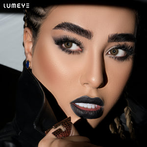 Best COLORED CONTACTS - LUMEYE Cocoa Roll Brown Colored Contact Lenses - LUMEYE