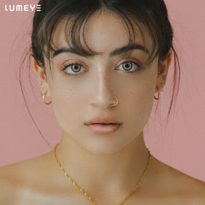 Best COLORED CONTACTS - LUMEYE Coconut Latte Brown Colored Contact Lenses - LUMEYE