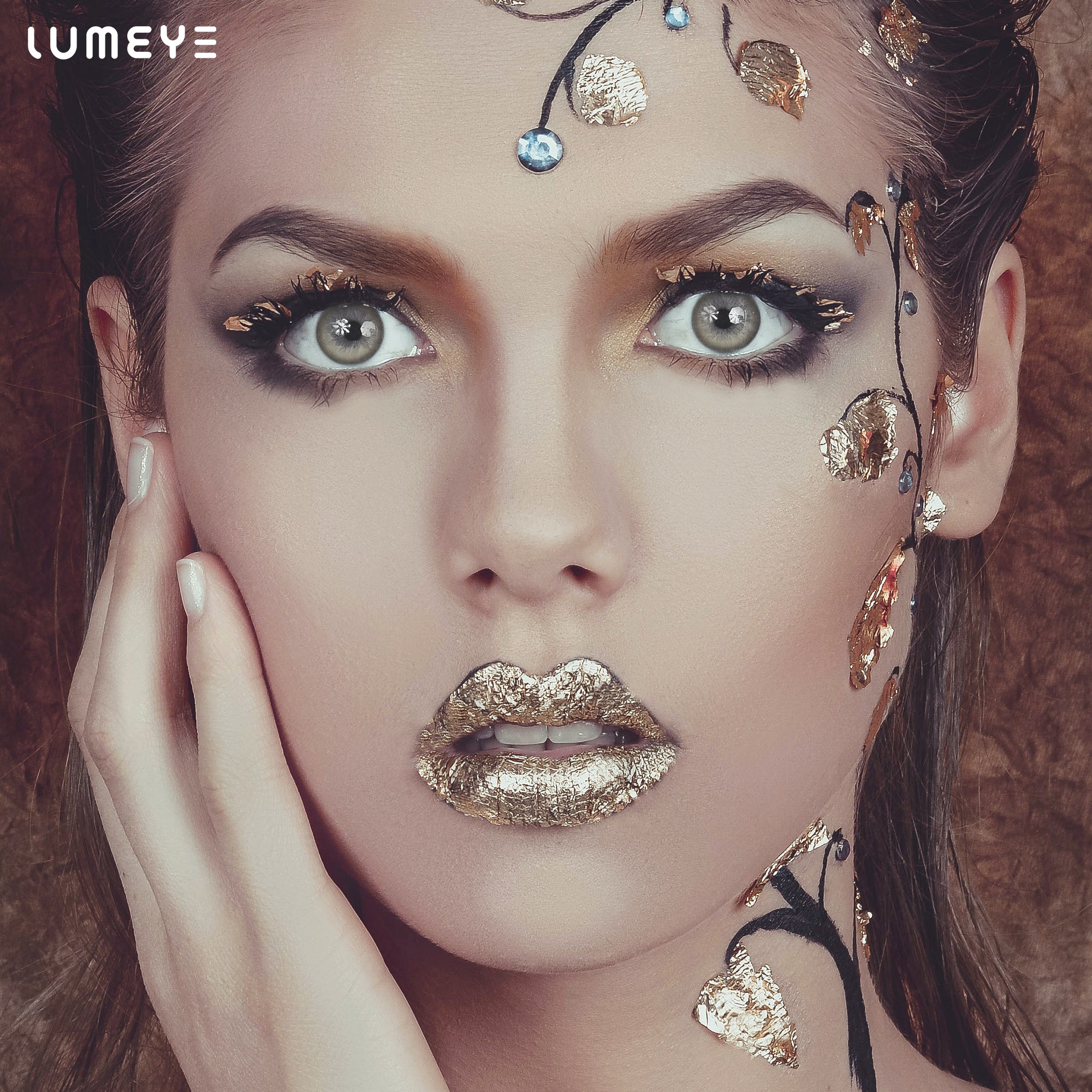 Best COLORED CONTACTS - LUMEYE Crystal Gray Colored Contact Lenses - LUMEYE