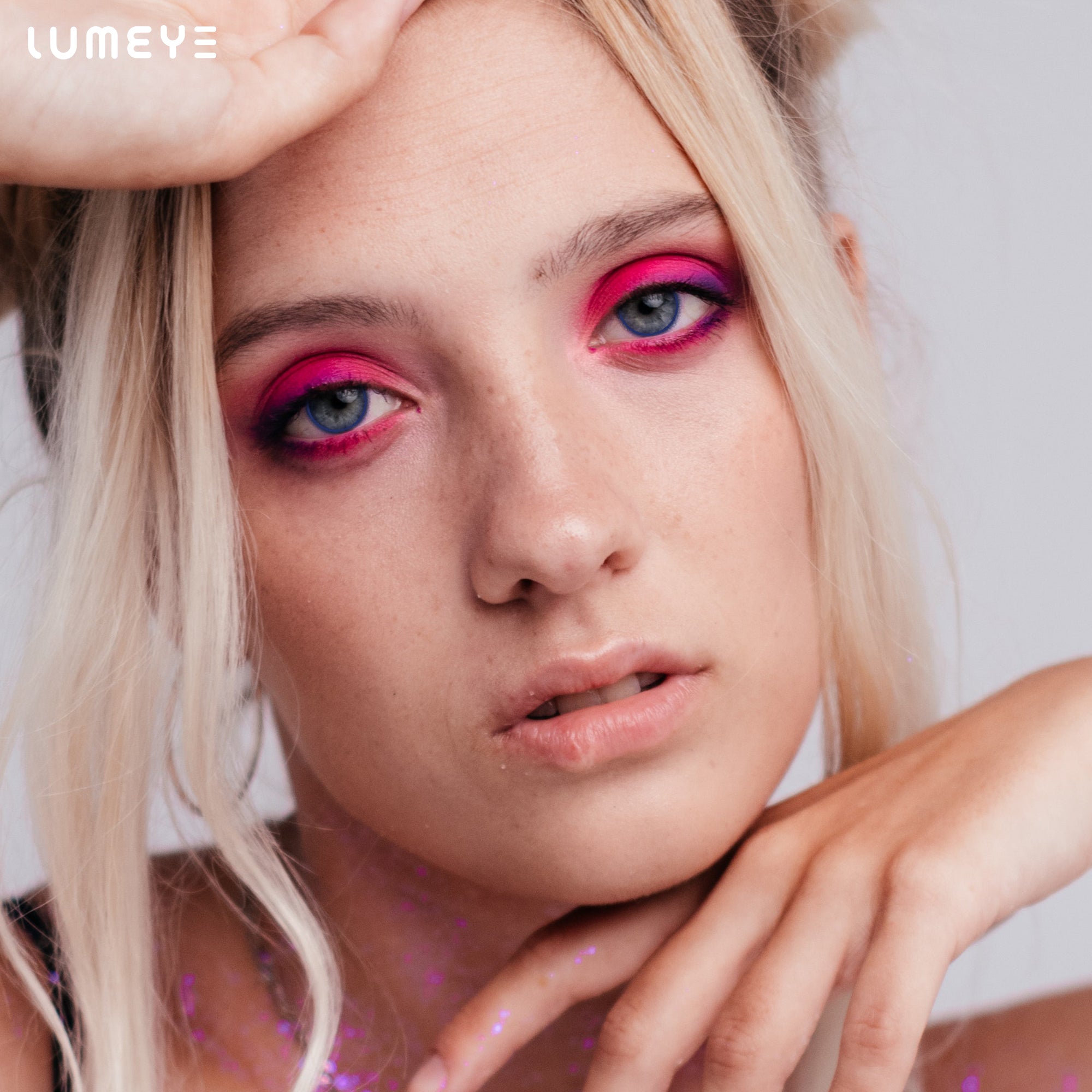 Best COLORED CONTACTS - LUMEYE Cuttlefish Blue Colored Contact Lenses - LUMEYE