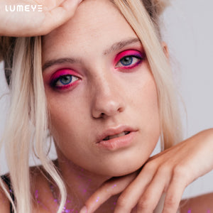 Best COLORED CONTACTS - LUMEYE Cuttlefish Blue Colored Contact Lenses - LUMEYE