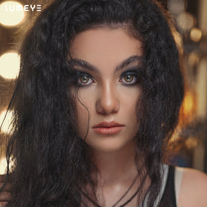 Best COLORED CONTACTS - LUMEYE Dahlia Brown Colored Contact Lenses - LUMEYE