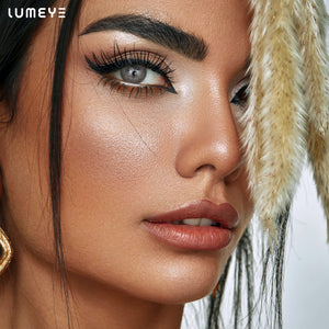 Best COLORED CONTACTS - LUMEYE Dawn Gray Colored Contact Lenses - LUMEYE