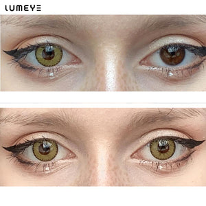 Best COLORED CONTACTS - LUMEYE Demon Brown Colored Contact Lenses - LUMEYE