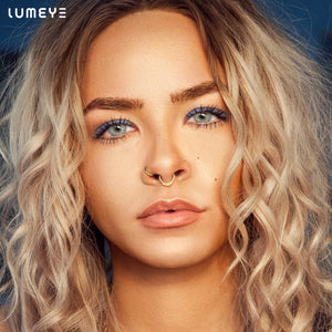 Best COLORED CONTACTS - LUMEYE Eclipse Gray Colored Contact Lenses - LUMEYE