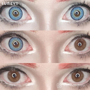 Best COLORED CONTACTS - LUMEYE Elf Blue Colored Contact Lenses - LUMEYE