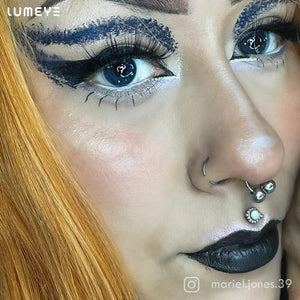 Best COLORED CONTACTS - LUMEYE Fairy Night Blue Colored Contact Lenses - LUMEYE