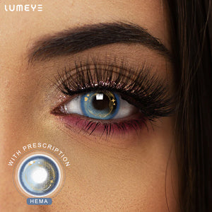 Best COLORED CONTACTS - LUMEYE Fairy Swamp Blue Colored Contact Lenses - LUMEYE