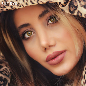 Best COLORED CONTACTS - LUMEYE Flowery Brown Colored Contact Lenses - LUMEYE