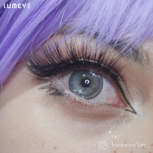 Best COLORED CONTACTS - LUMEYE Gradient Star Gray Colored Contact Lenses - LUMEYE