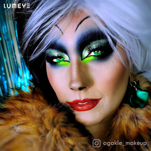 Best COLORED CONTACTS - LUMEYE Hulk Green Colored Contact Lenses - LUMEYE