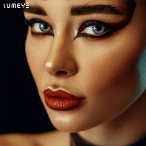 Best COLORED CONTACTS - LUMEYE Ice Crack Gray Colored Contact Lenses - LUMEYE