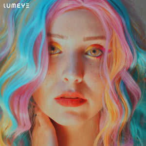 Best COLORED CONTACTS - LUMEYE Iron Man Yellow Colored Contact Lenses - LUMEYE