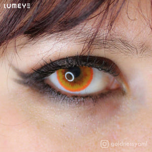 Best COLORED CONTACTS - LUMEYE Iron Man Yellow Colored Contact Lenses - LUMEYE