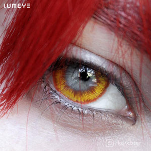 Best COLORED CONTACTS - LUMEYE Iron Man Yellow Colored Contact Lenses - LUMEYE