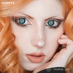 Best COLORED CONTACTS - LUMEYE Lollipop Blue Colored Contact Lenses - LUMEYE