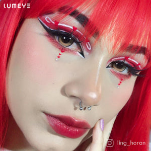 Best COLORED CONTACTS - LUMEYE Magic Brown Colored Contact Lenses - LUMEYE