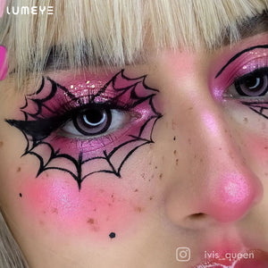 Best COLORED CONTACTS - LUMEYE Lollipop Pink Colored Contact Lenses - LUMEYE