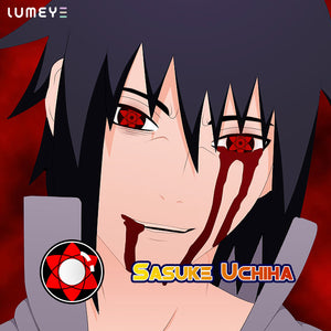 Best COLORED CONTACTS - Naruto - LUMEYE Sasuke Uchiha Colored Contact Lenses - LUMEYE