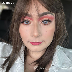 Best COLORED CONTACTS - LUMEYE Planet Blue Colored Contact Lenses - LUMEYE