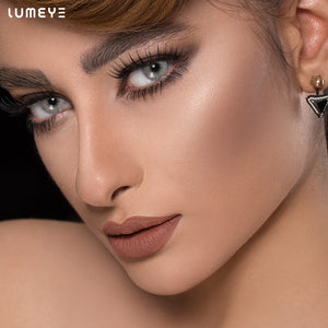 Best COLORED CONTACTS - LUMEYE Polar Lights Gray Colored Contact Lenses - LUMEYE