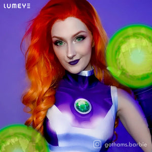 Best COLORED CONTACTS - LUMEYE Pure Green Colored Contact Lenses - LUMEYE