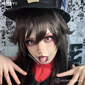 Best COLORED CONTACTS - LUMEYE Reddish Dream White Colored Contact Lenses - LUMEYE