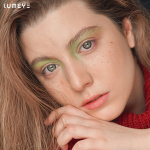 Best COLORED CONTACTS - LUMEYE Salvia Gray Colored Contact Lenses - LUMEYE
