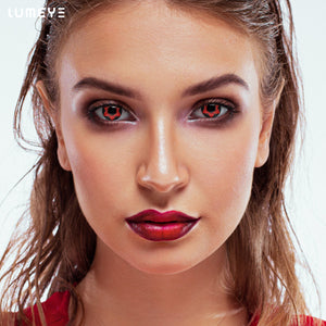 Best COLORED CONTACTS - LUMEYE Sharingan Sasuke Red Colored Contact Lenses - LUMEYE