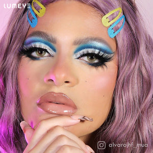 Best COLORED CONTACTS - LUMEYE Sunstone Green Colored Contact Lenses - LUMEYE