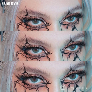 Best COLORED CONTACTS - LUMEYE Uranus Green Colored Contact Lenses - LUMEYE