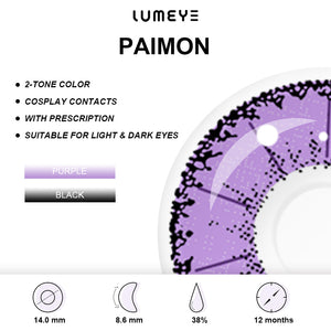 Best COLORED CONTACTS - Genshin Impact - LUMEYE Paimon Colored Contact Lenses - LUMEYE