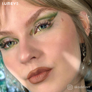 Best COLORED CONTACTS - LUMEYE Anime Brown Colored Contact Lenses - LUMEYE