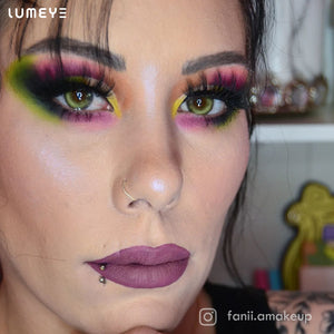 Best COLORED CONTACTS - LUMEYE Anime Brown Colored Contact Lenses - LUMEYE