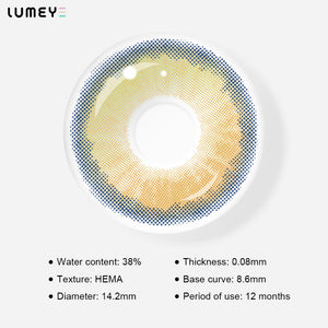 Best COLORED CONTACTS - LUMEYE Soda Brown Colored Contact Lenses - LUMEYE