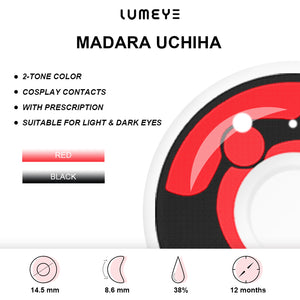 Best COLORED CONTACTS - Naruto - LUMEYE Madara Uchiha Colored Contact Lenses - LUMEYE