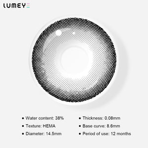 Best COLORED CONTACTS - LUMEYE Tomorrow Land Gray Colored Contact Lenses - LUMEYE