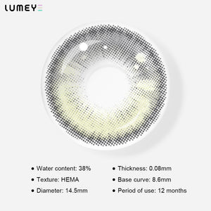 Best COLORED CONTACTS - LUMEYE Anime Brown Colored Contact Lenses - LUMEYE