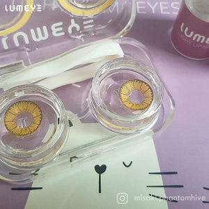 Best COLORED CONTACTS - LUMEYE Demon Brown Colored Contact Lenses - LUMEYE