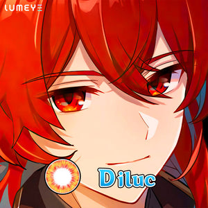 Best COLORED CONTACTS - Genshin Impact - LUMEYE Diluc Colored Contact Lenses - LUMEYE