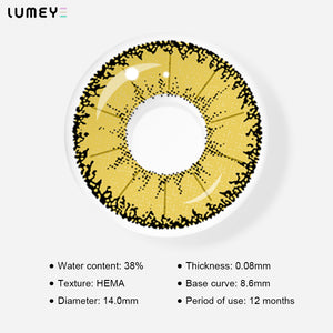 Best COLORED CONTACTS - LUMEYE Demon Brown Colored Contact Lenses - LUMEYE
